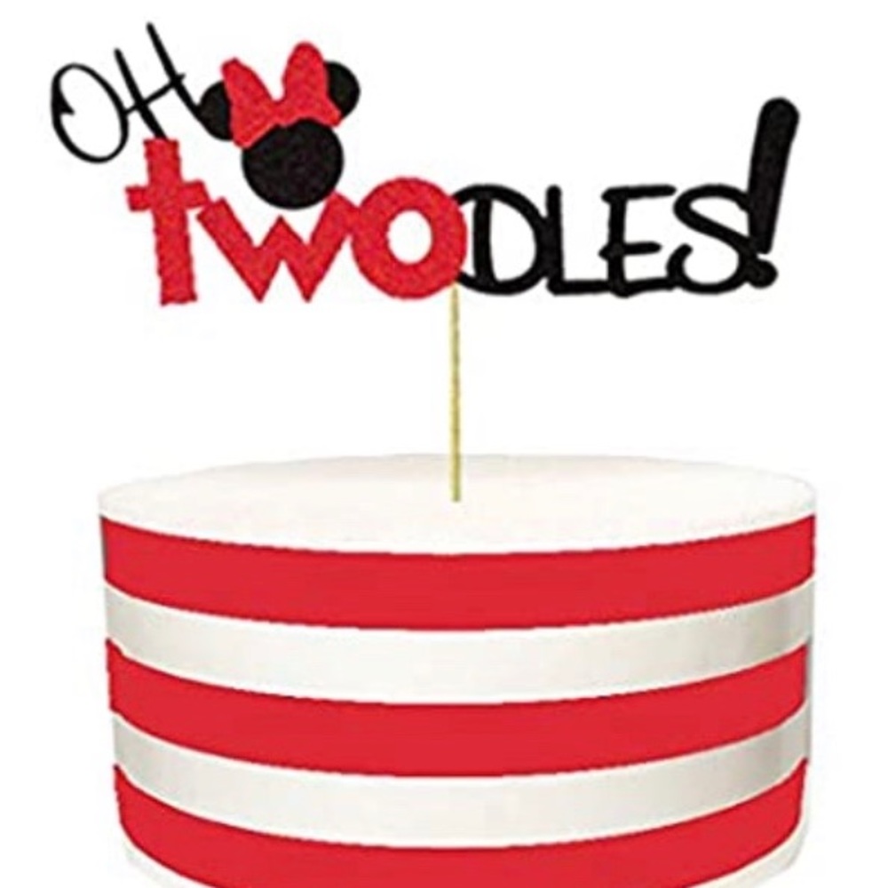 Brand new Minnie Mouse themed “Oh Twodles” 2nd birthday decor!